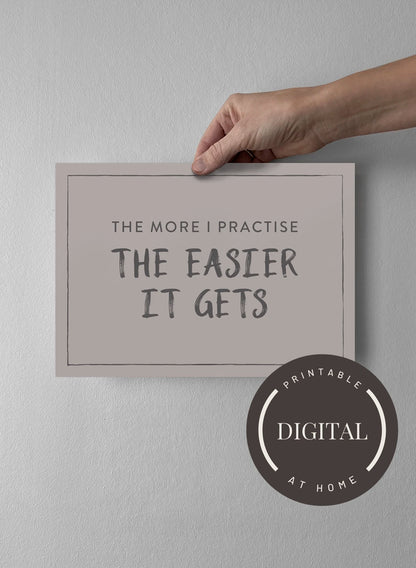 21 x 30 cm - DIGITAL - Print at home Misty Blush