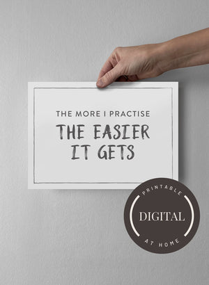 21 x 30 cm - DIGITAL - Print at home Off-white