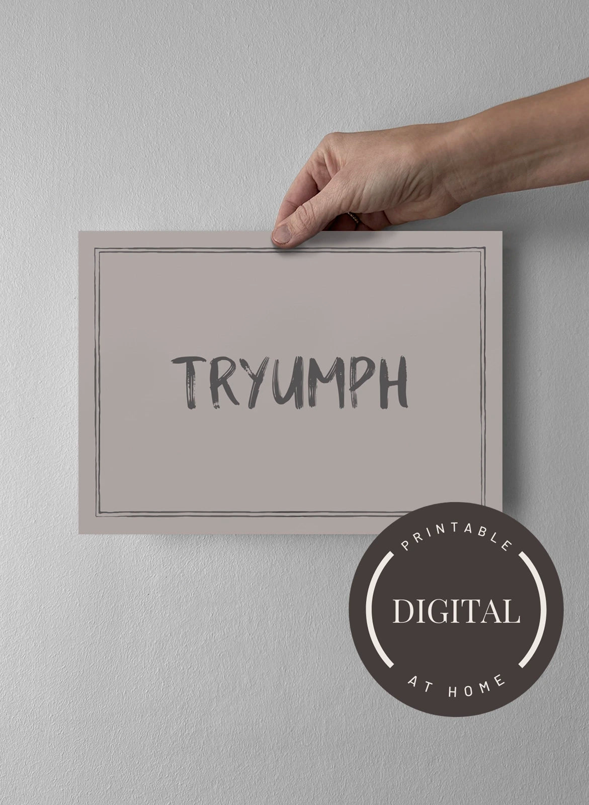 21 x 30 cm - DIGITAL - Print at home Misty Blush