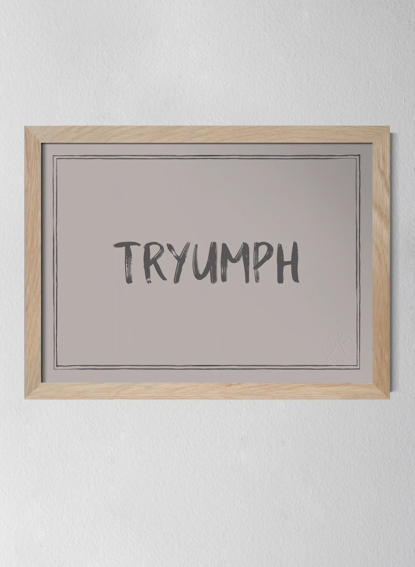 Classic Oak Frame Misty Blush