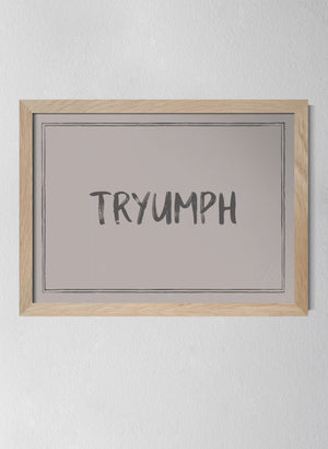 Classic Oak Frame Misty Blush