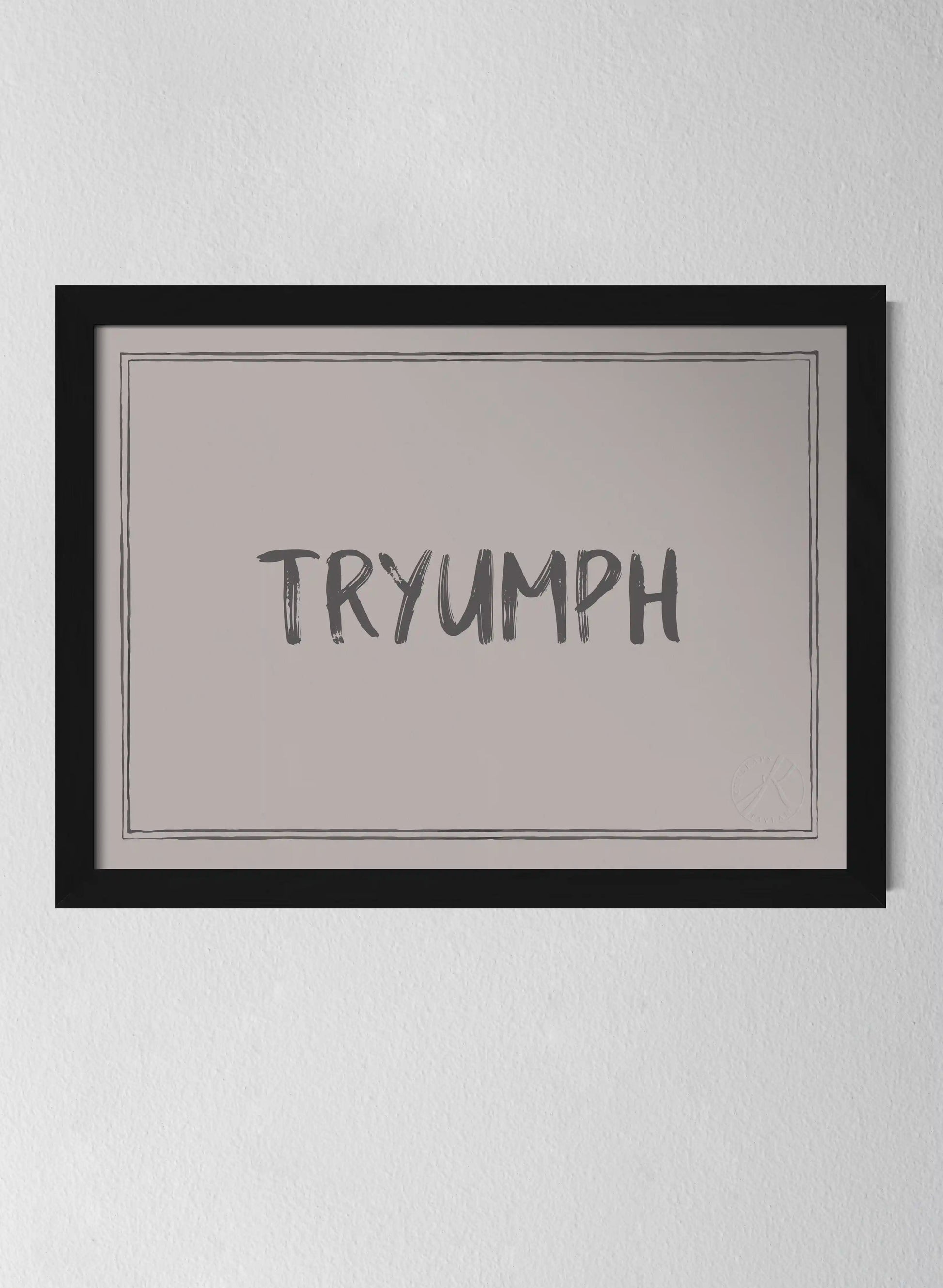 Classic Black Pinewood Frame Misty Blush