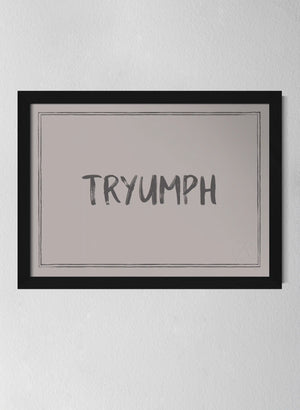 Classic Black Pinewood Frame Misty Blush