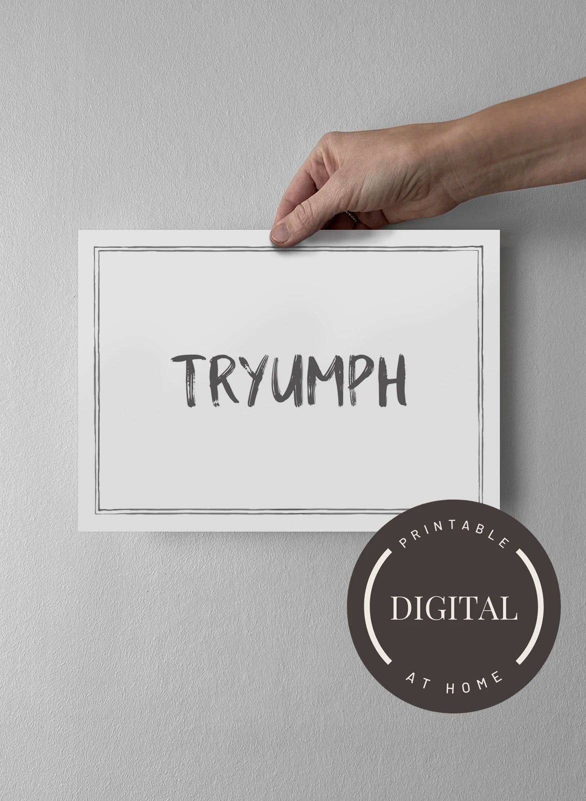21 x 30 cm - DIGITAL - Print at home Off-white