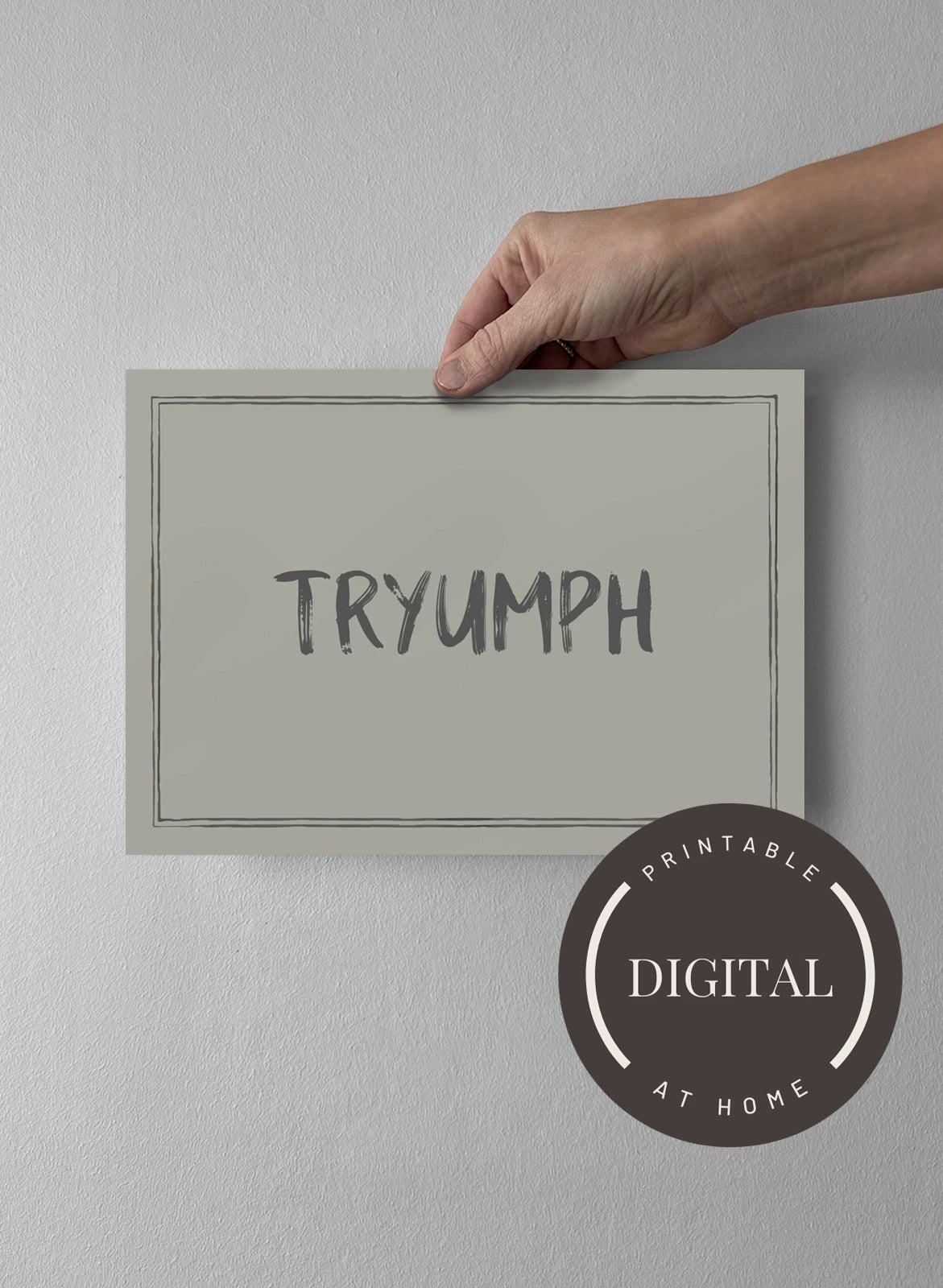 21 x 30 cm - DIGITAL - Print at home Sandwashed Sage