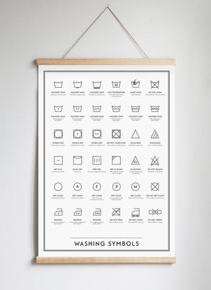 Poster Hanger in Solid Oak