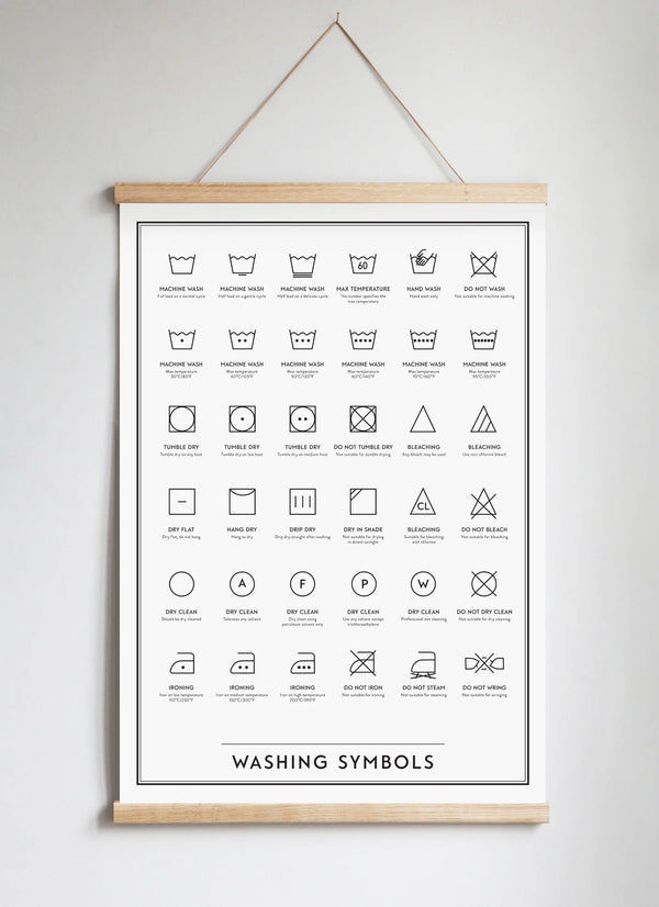 Poster Hanger in Solid Oak