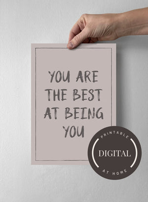 21 x 30 cm - DIGITAL - Print at home Misty Blush