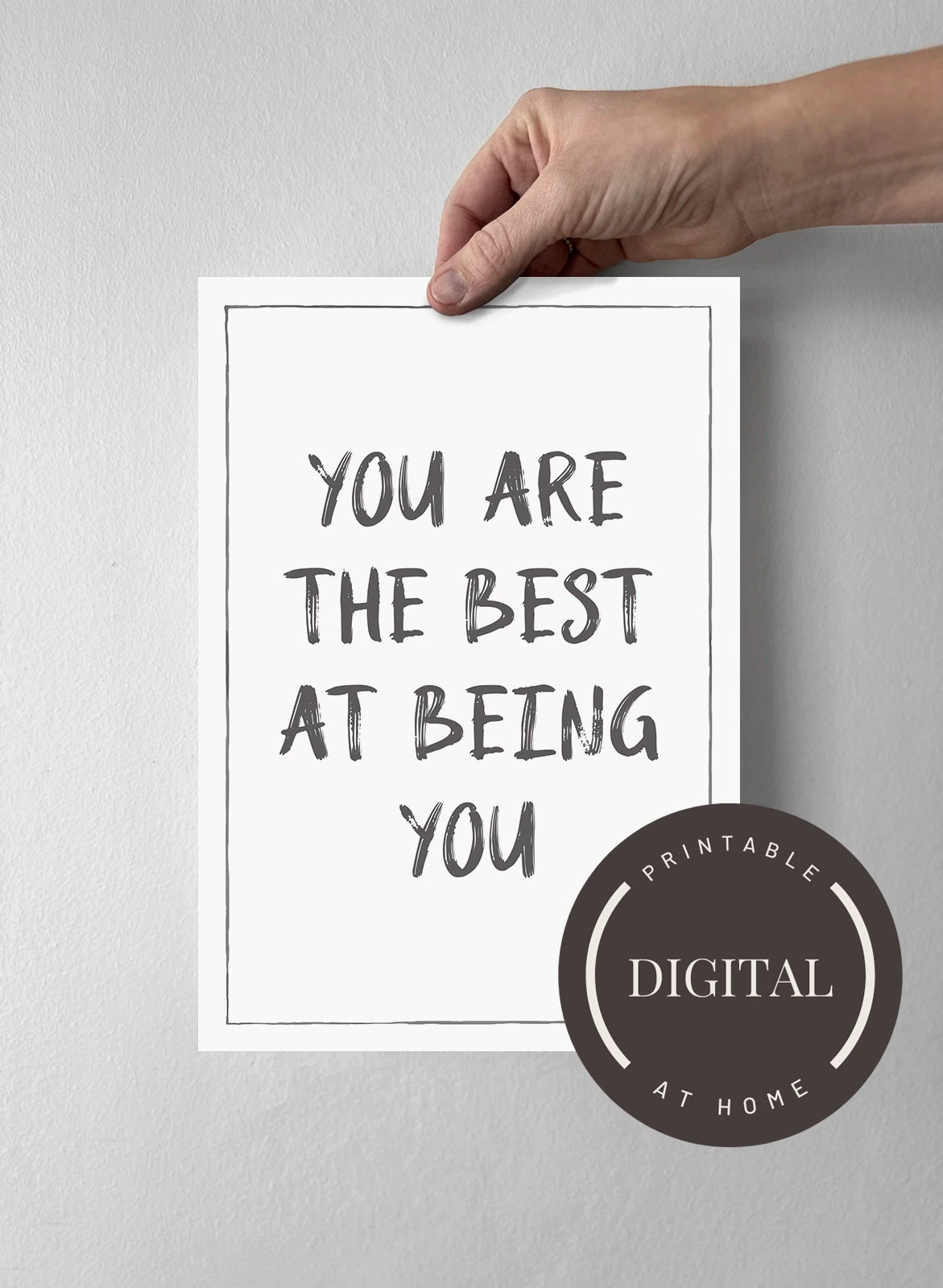 21 x 30 cm - DIGITAL - Print at home Off-white