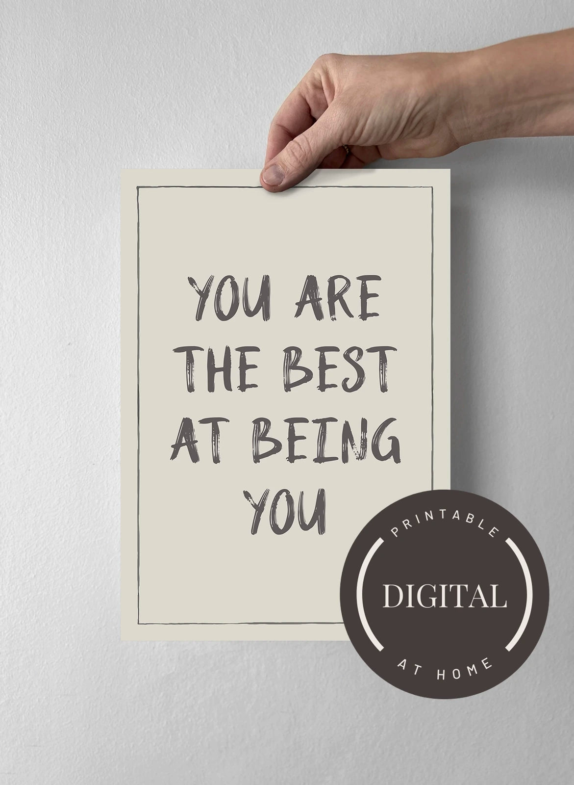 21 x 30 cm - DIGITAL - Print at home Pearl Grey