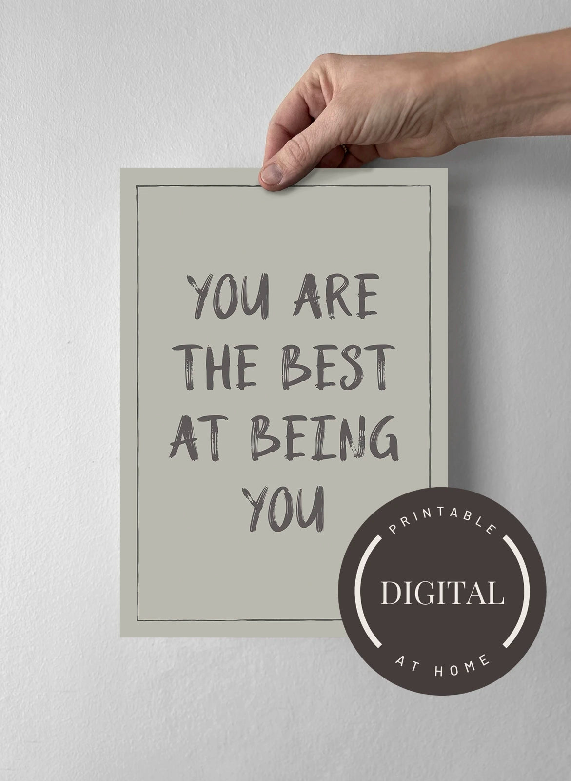 21 x 30 cm - DIGITAL - Print at home Sandwashed Sage