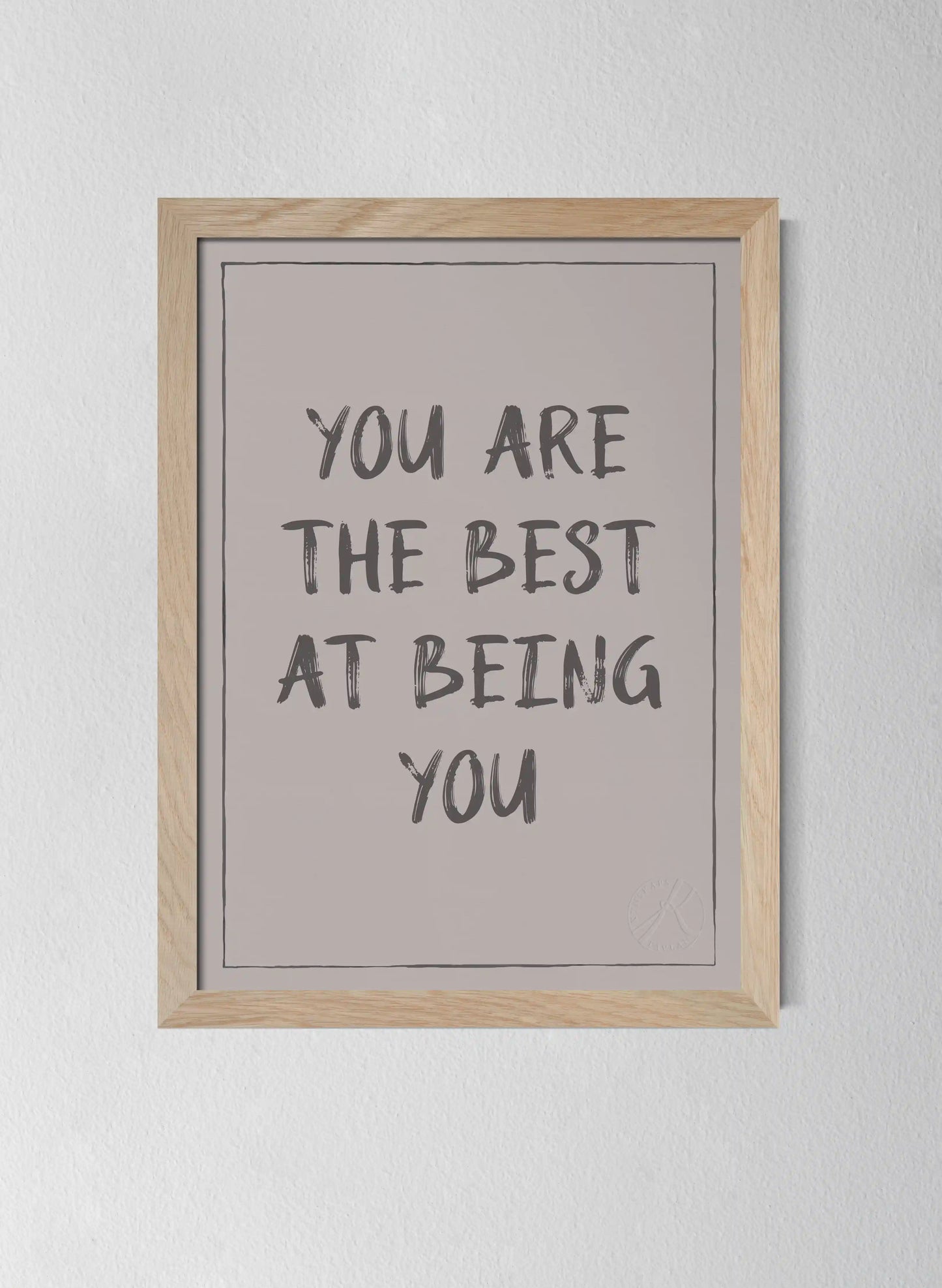 Classic Oak Frame Misty Blush