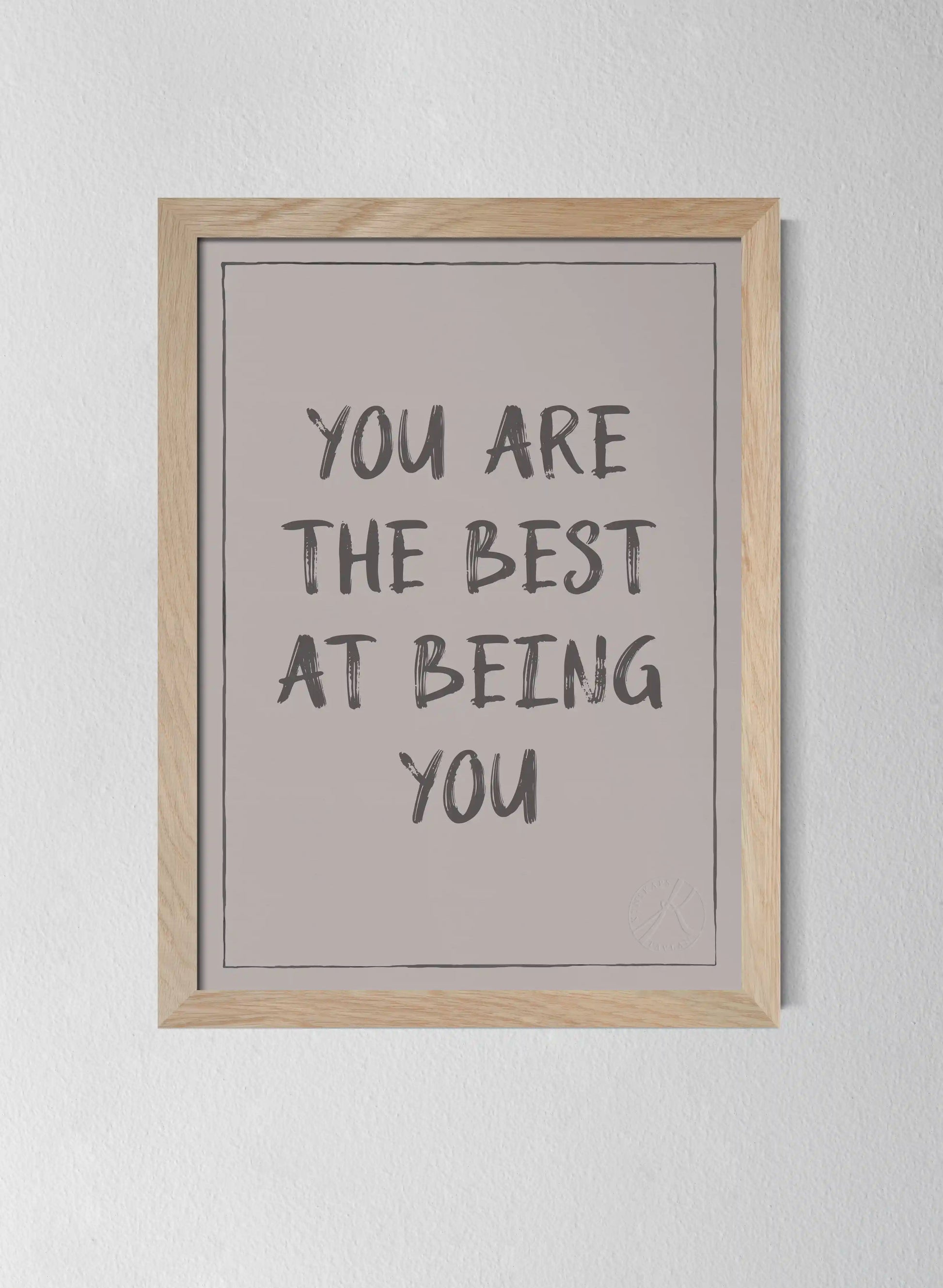Classic Oak Frame Misty Blush