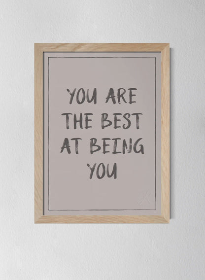 Classic Oak Frame Misty Blush
