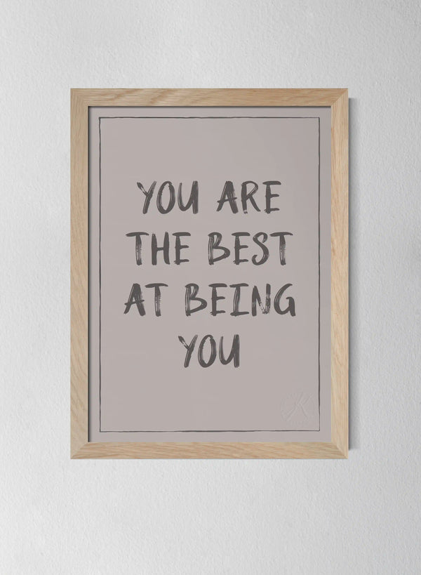 Classic Oak Frame Misty Blush