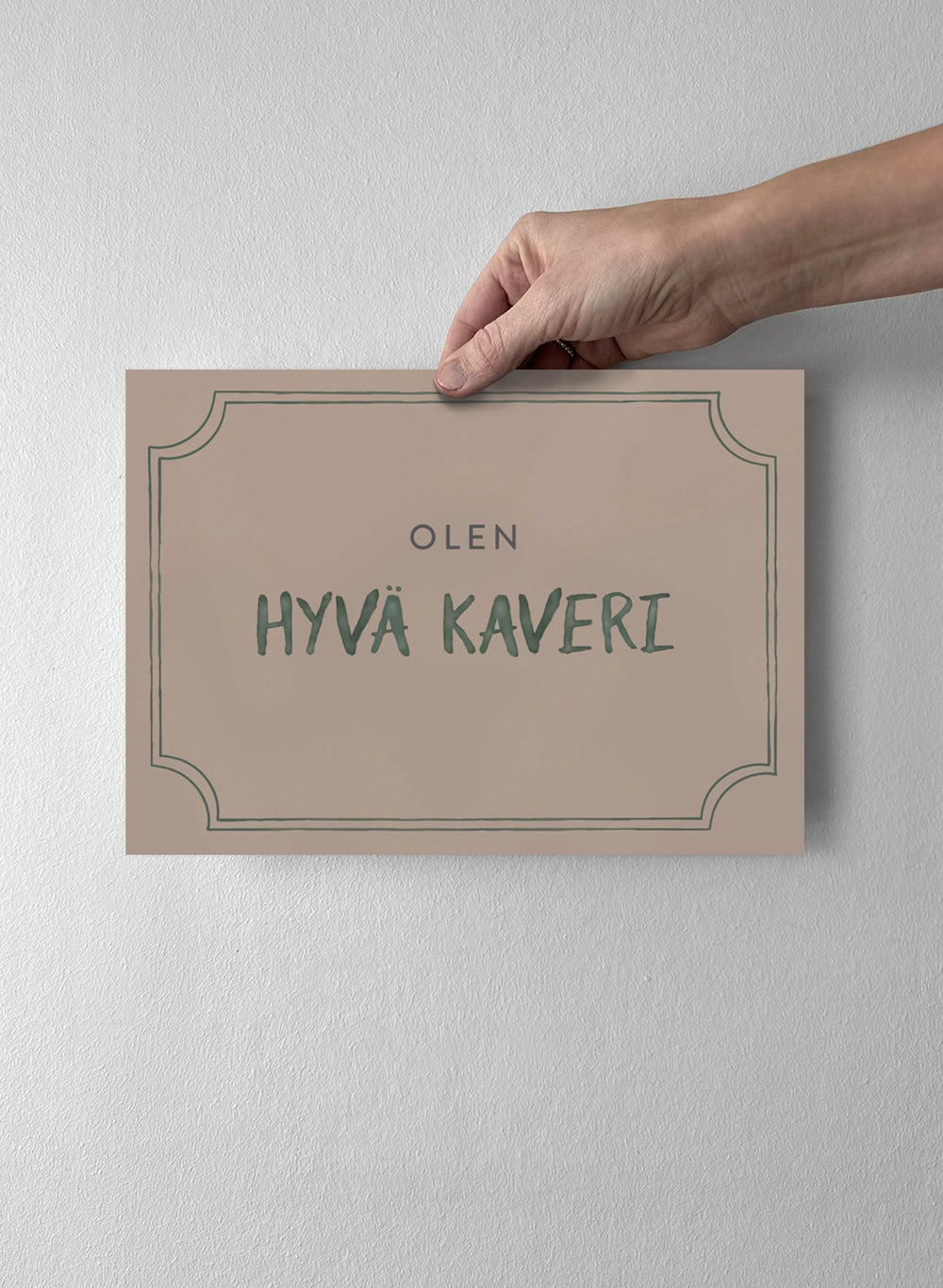 Classic Oak Frame Dusty Rose