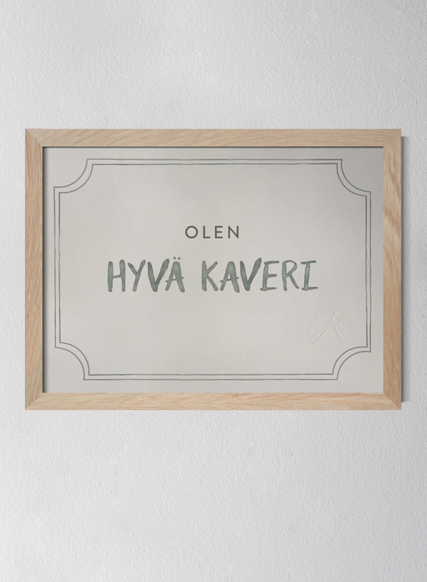 Classic Oak Frame Dusty Mint