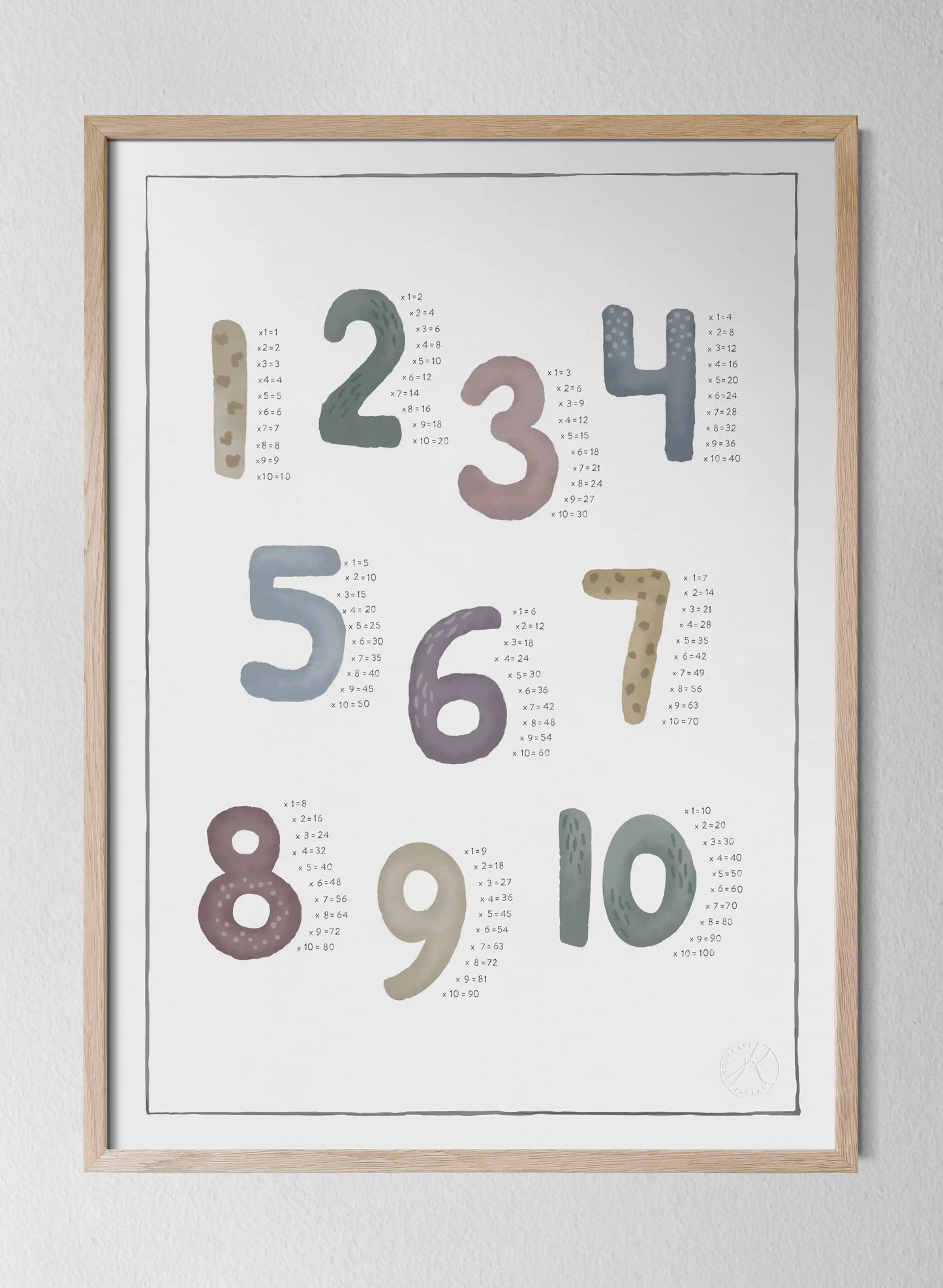 Classic Oak Frame Patterned