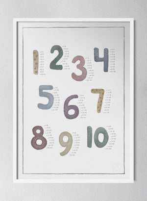 Classic White Pinewood Frame Patterned