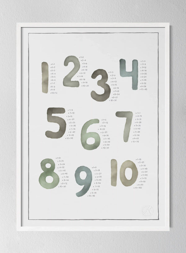 Classic White Pinewood Frame Watercolour
