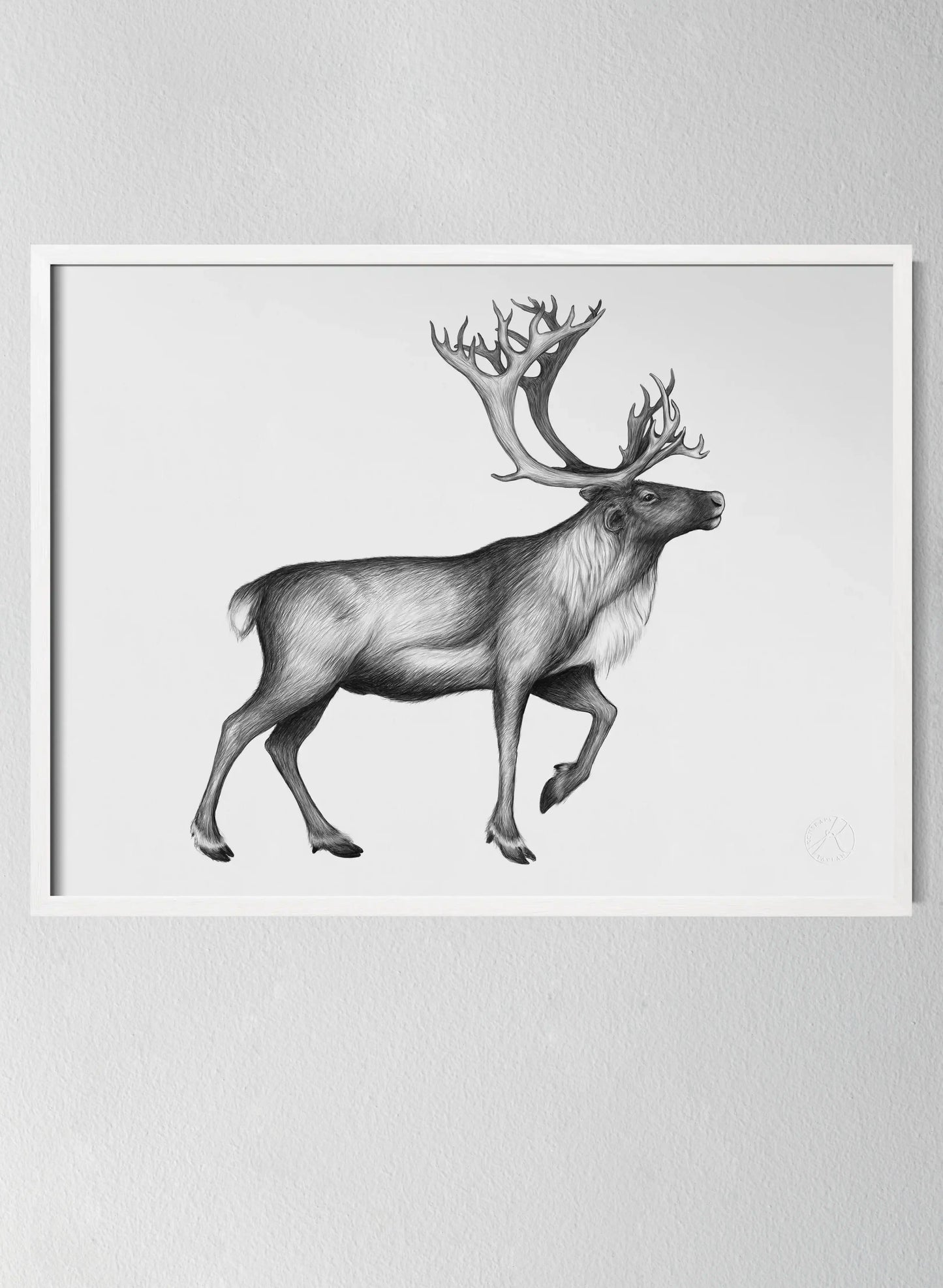 Classic White Pinewood Frame