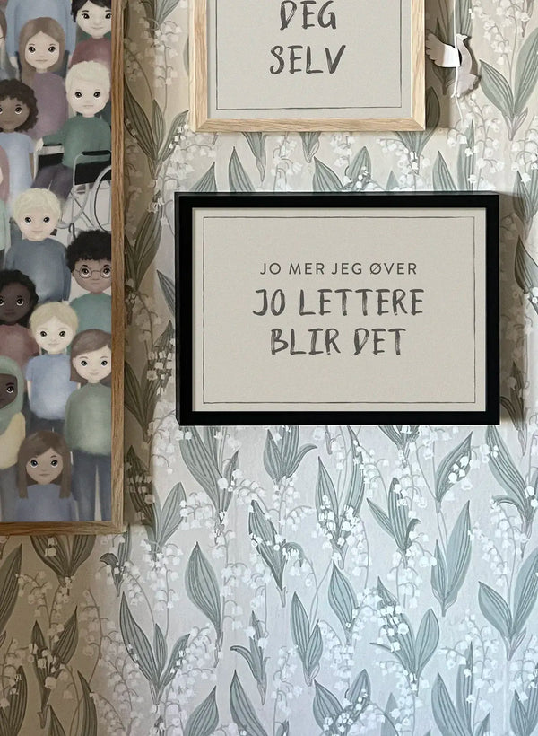 Jo mer jeg øver, jo lettere blir det