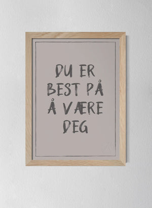 Classic Oak Frame Misty Blush