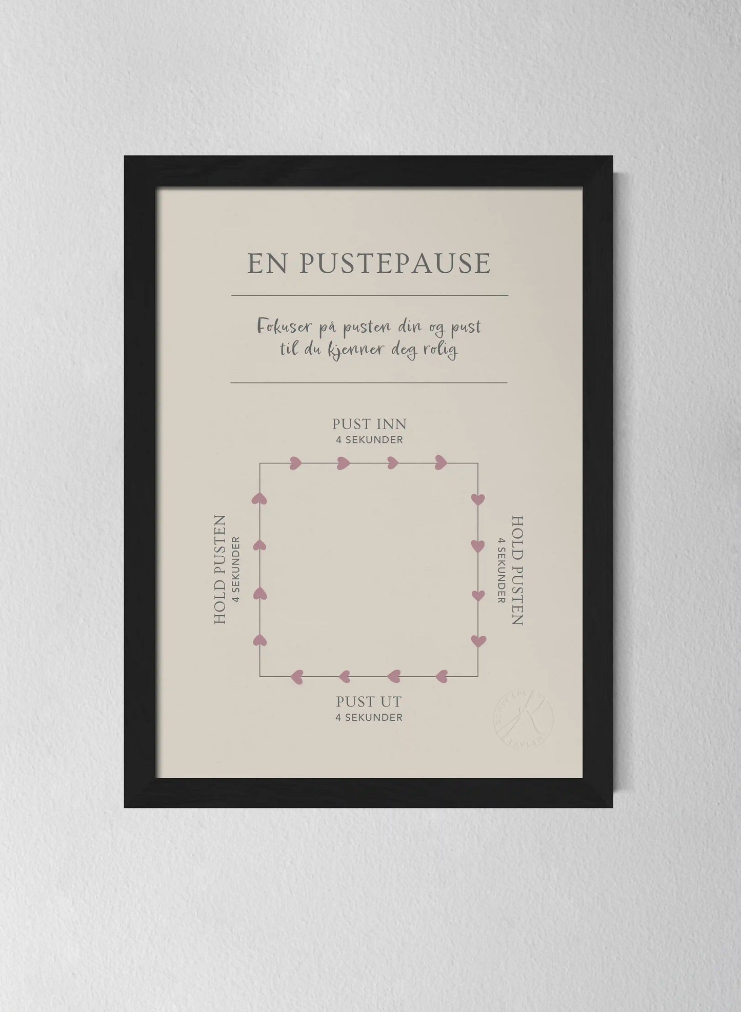 Classic Black Pinewood Frame