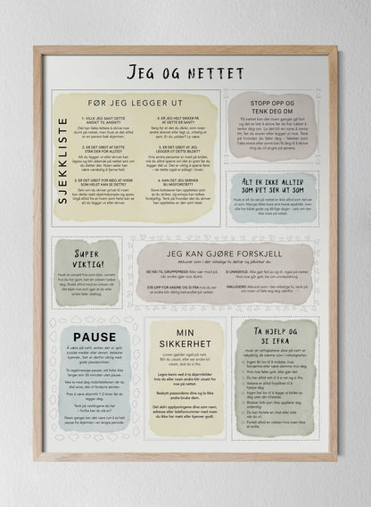 Classic Oak Frame Soft Pastel
