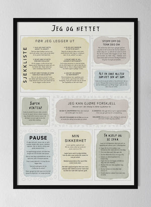 Classic Black Pinewood Frame Soft Pastel
