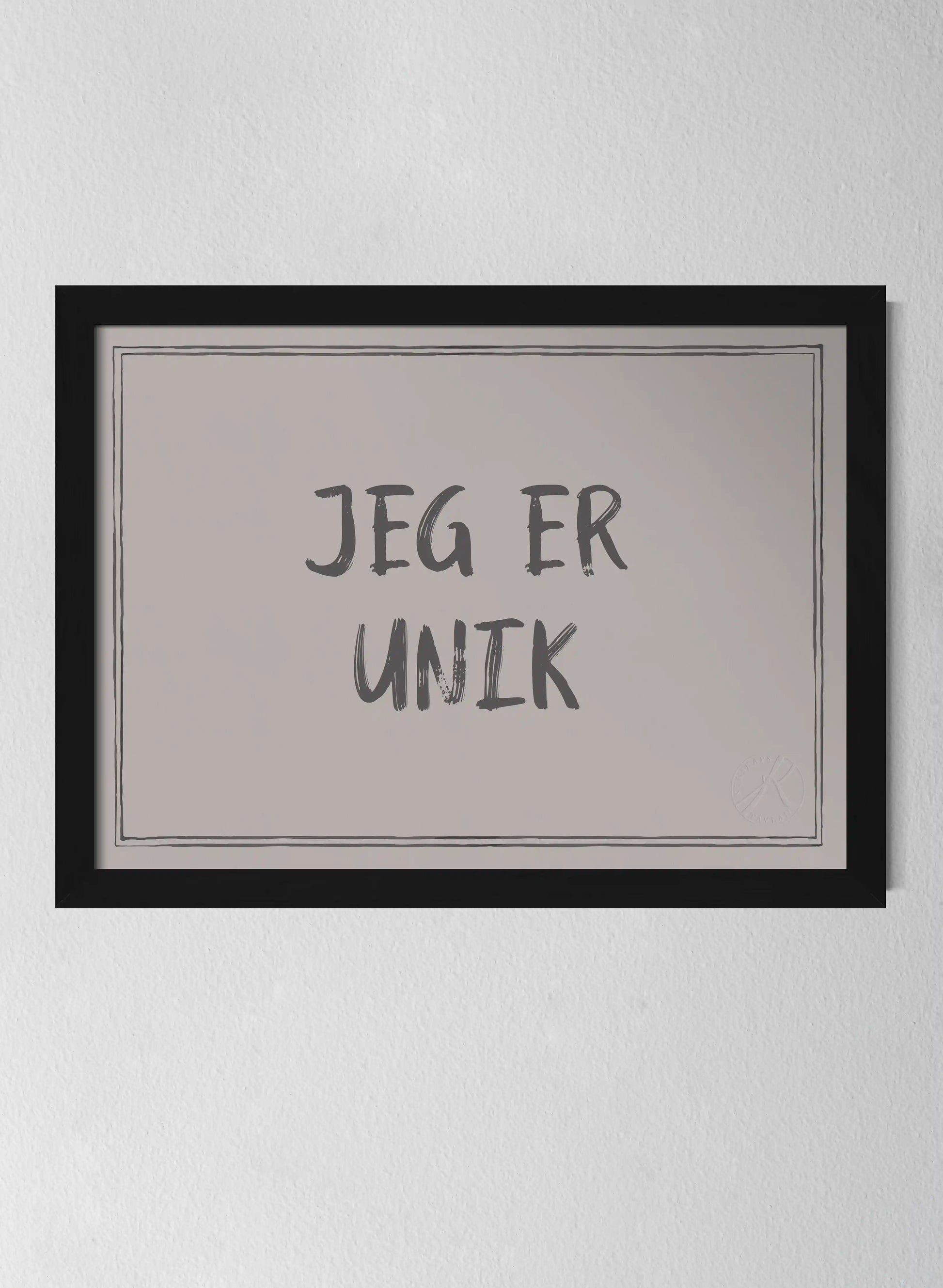 Classic Black Pinewood Frame Misty Blush