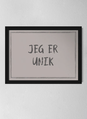 Classic Black Pinewood Frame Misty Blush