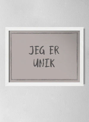 Classic White Pinewood Frame Misty Blush