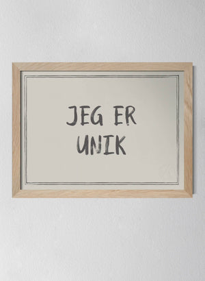 Classic Oak Frame Pearl Grey