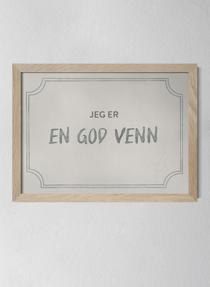 Classic Oak Frame Dusty Mint