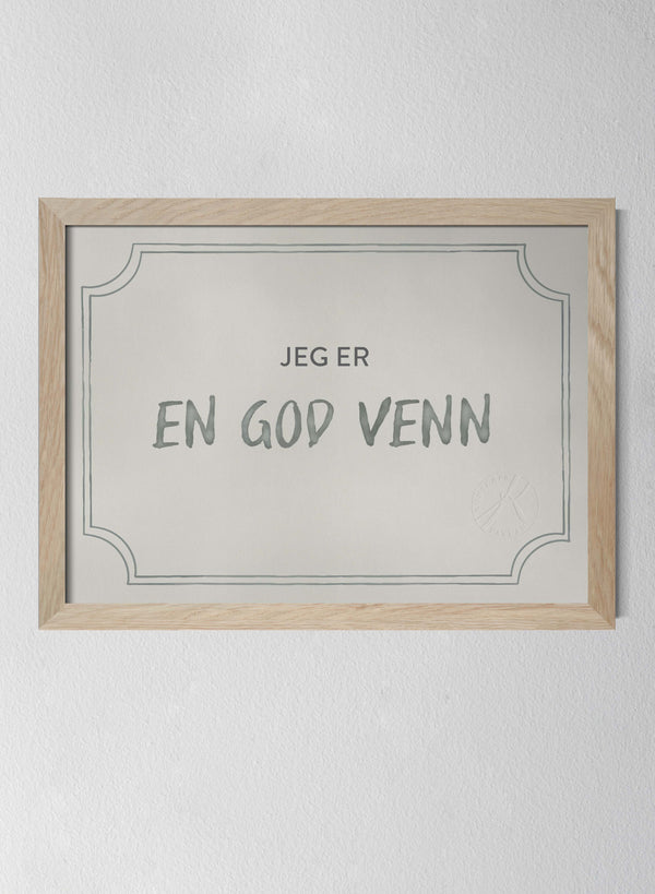 Classic Oak Frame Dusty Mint