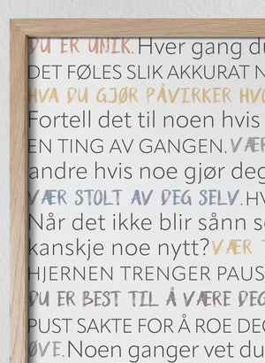 Mine ord til deg