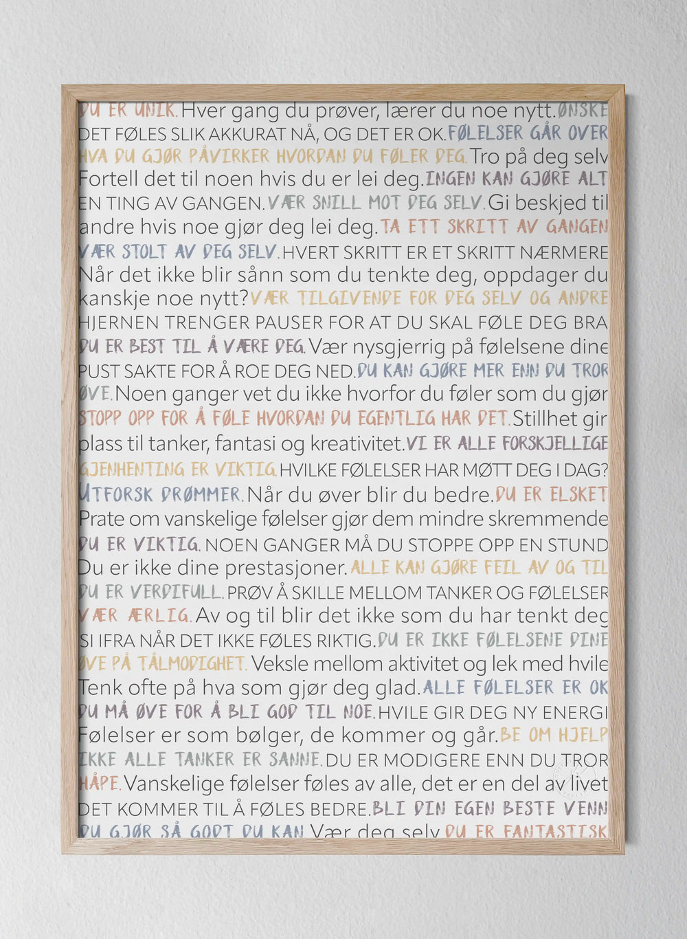 Mine ord till deg