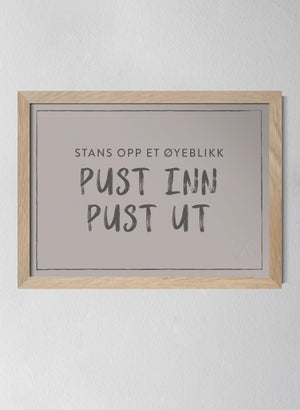 Classic Oak Frame Misty Blush