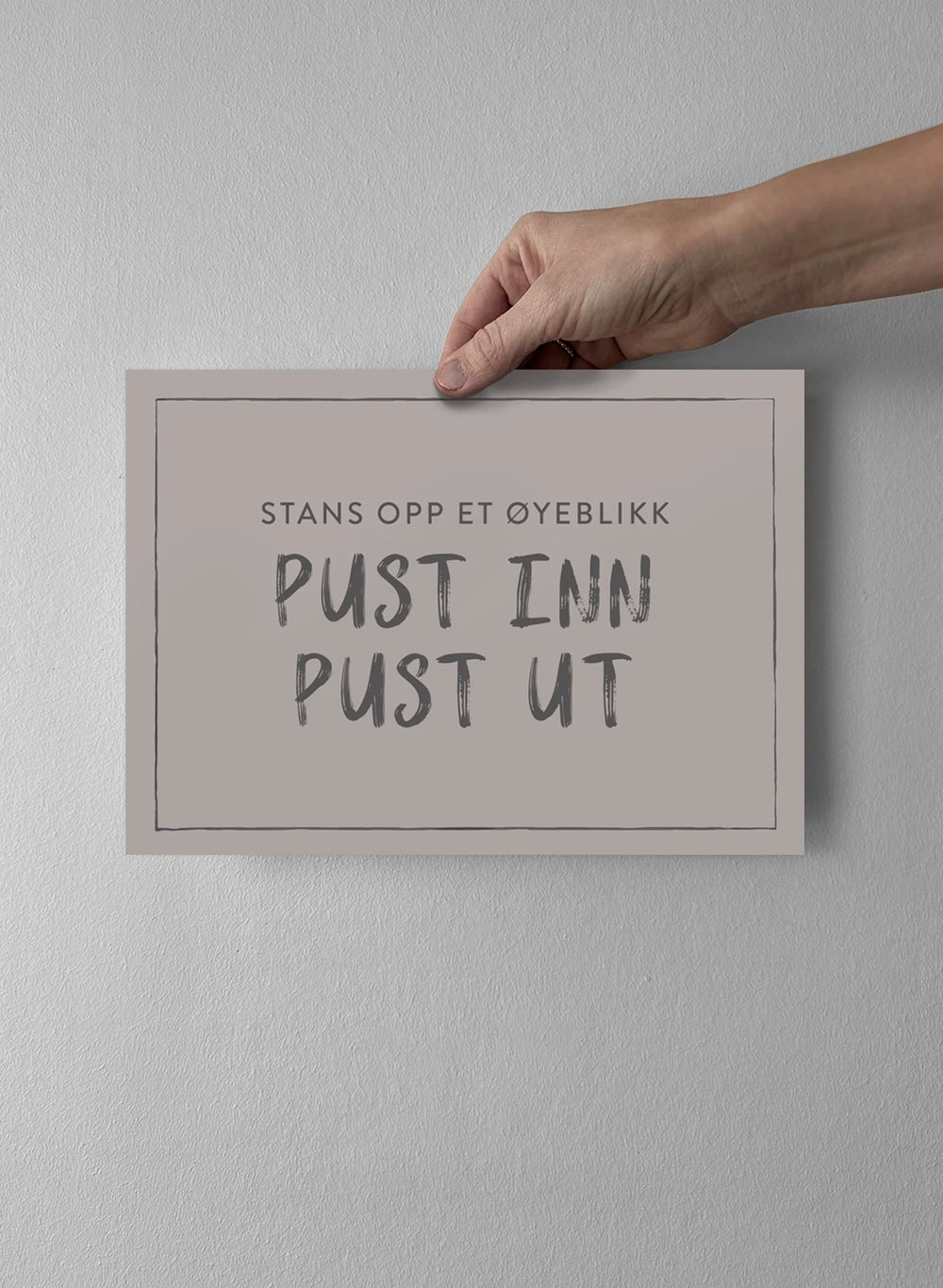 Stans opp et øyeblikk