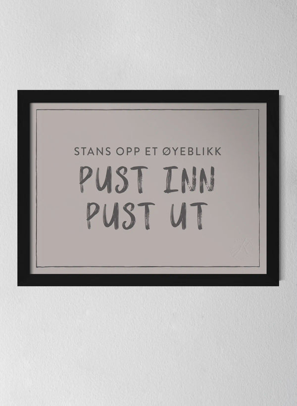 Classic Black Pinewood Frame Misty Blush