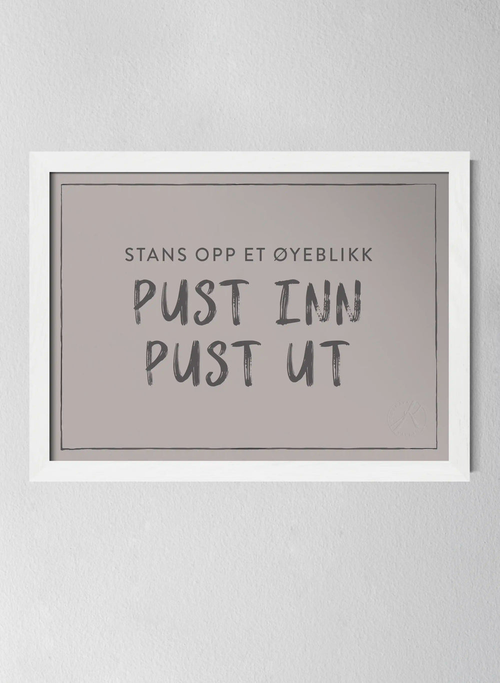 Stans opp et øyeblikk
