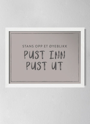 Classic White Pinewood Frame Misty Blush