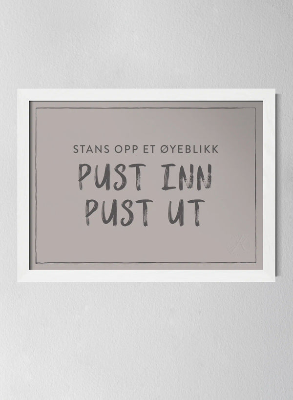 Classic White Pinewood Frame Misty Blush