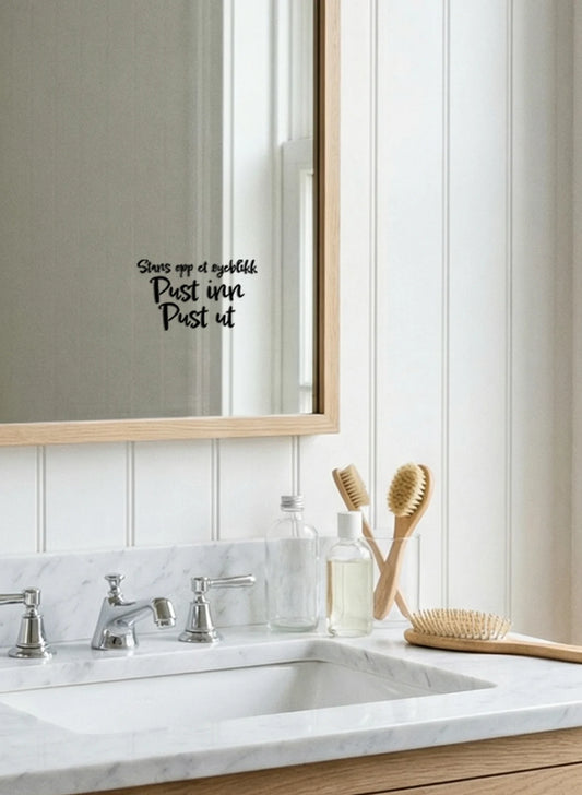 Klistremerke - Stans opp et øyeblikk