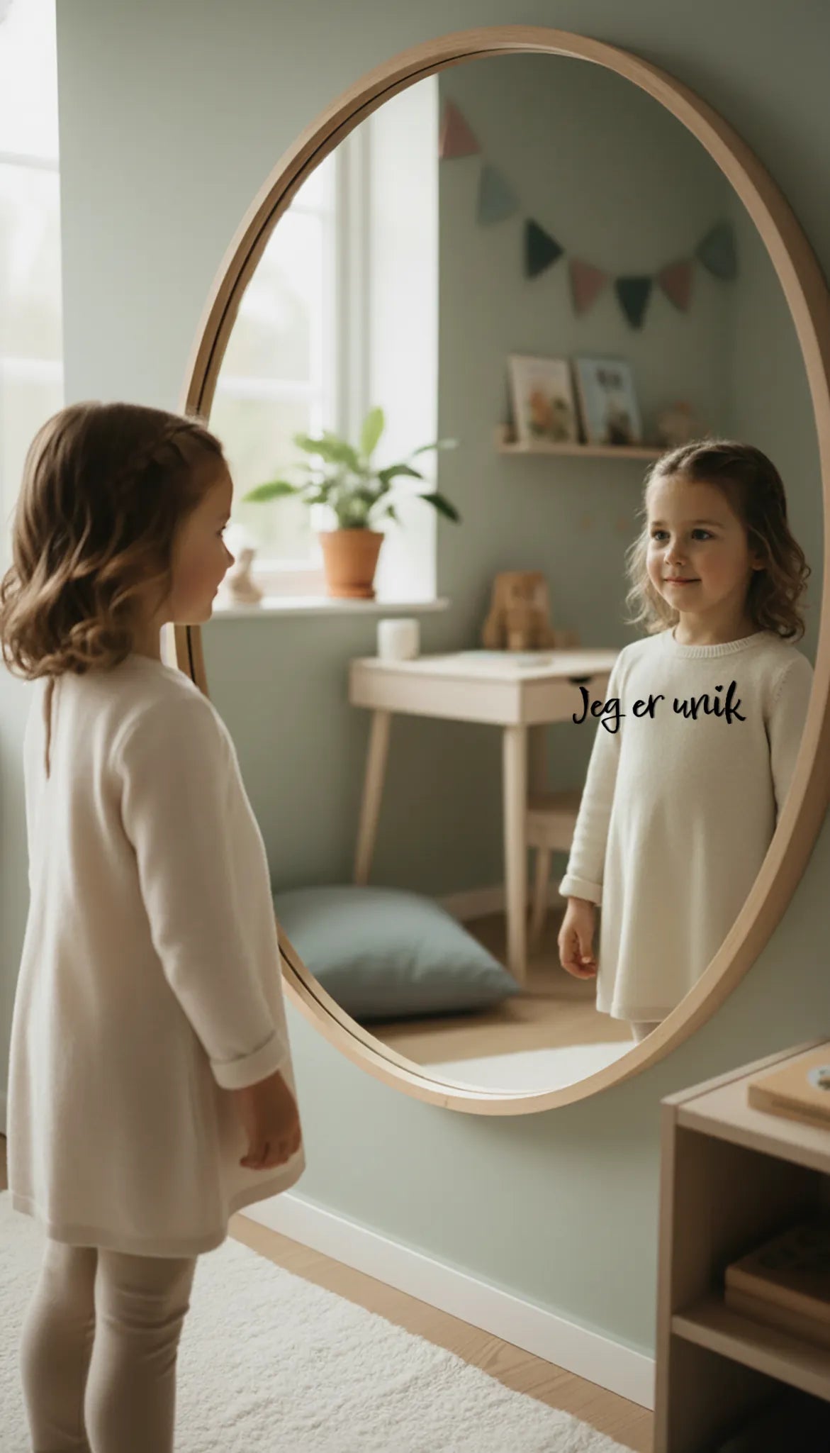 Klistremerke - Jeg er unik