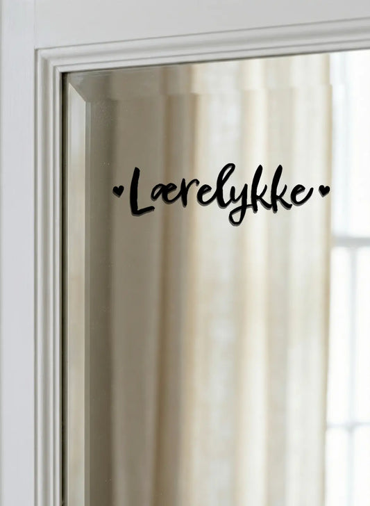 Klistremerke - Lærelykke