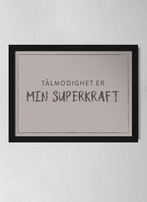 Classic Black Pinewood Frame Misty Blush