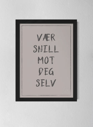 Classic Black Pinewood Frame Misty Blush