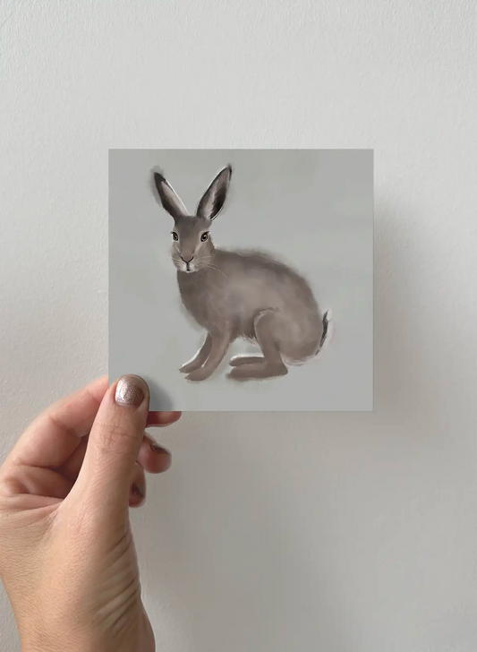Greeting Card 3-pack - The Hare